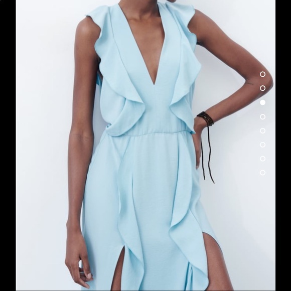 Zara slot ruffled dress - Picture 5 of 9